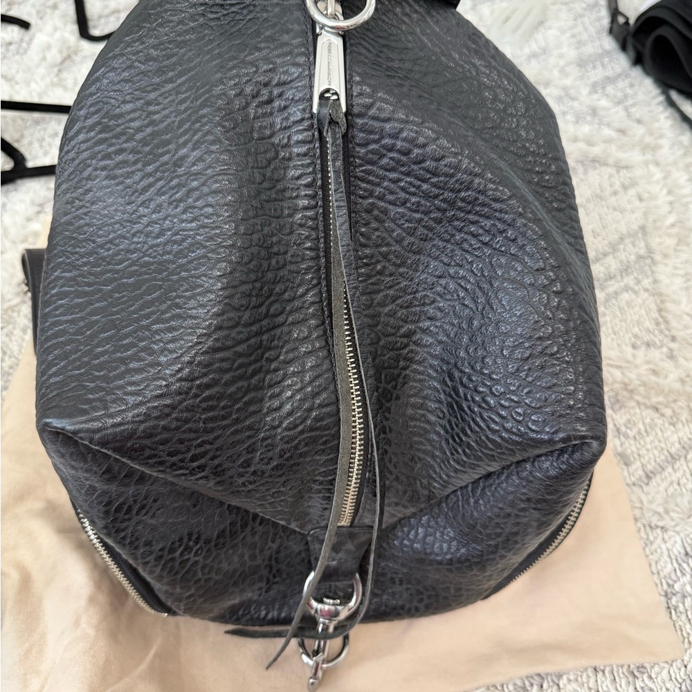 Rebecca Minkoff Textured Black Leather Bag